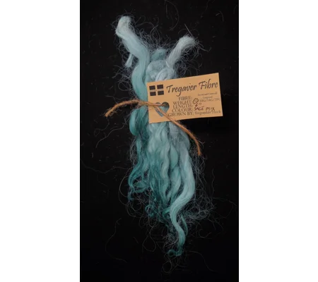Sage Mix curly wool locks, 7g, Devon and Cornwall Longwool