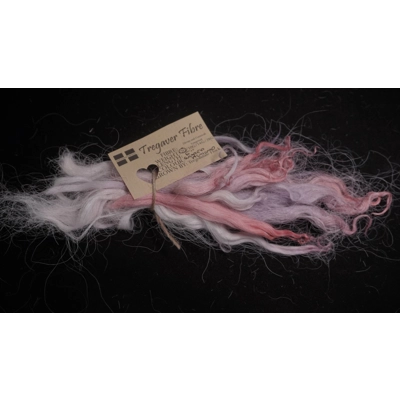 Sugared Almond curly wool locks, 7g, Devon and Cornwall Longwool