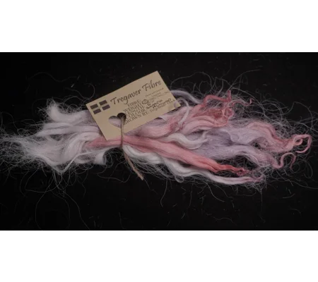 Sugared Almond curly wool locks, 7g, Devon and Cornwall Longwool