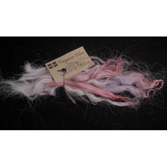 Sugared Almond curly wool locks, 7g, Devon and Cornwall Longwool