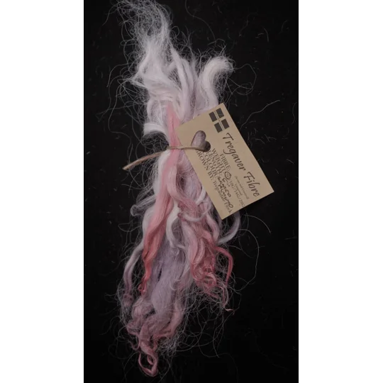 Sugared Almond curly wool locks, 7g, Devon and Cornwall Longwool