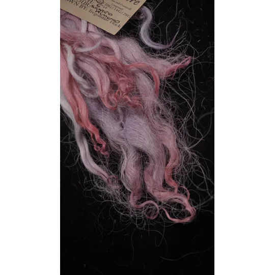 Sugared Almond curly wool locks, 7g, Devon and Cornwall Longwool