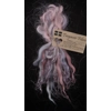Pink blue and Lilac curly wool locks, 7g, Devon and Cornwall Longwool