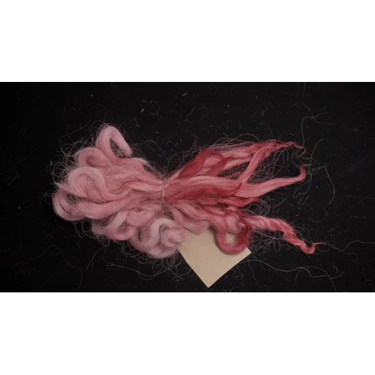 Cherry Mix curly wool locks, 7g, Devon and Cornwall Longwool