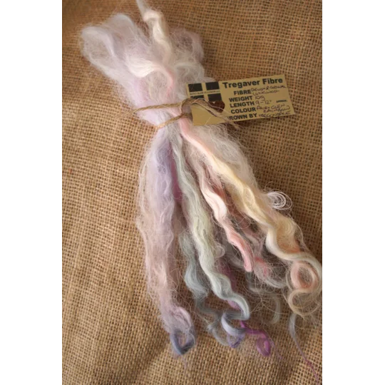 Fairy Glen Rainbows Devon and Cornwall longwool locks 10g