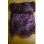 Black Brown and Purple Carded Art Batt 30g Black Brown and Purple Carded Art Batt 30g