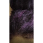 Black Brown and Purple Carded Art Batt 30g Black Brown and Purple Carded Art Batt 30g