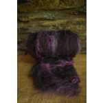 Black Brown and Purple Carded Art Batt 30g Black Brown and Purple Carded Art Batt 30g