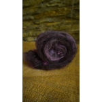 Black Brown and Purple Carded Art Batt 30g Black Brown and Purple Carded Art Batt 30g