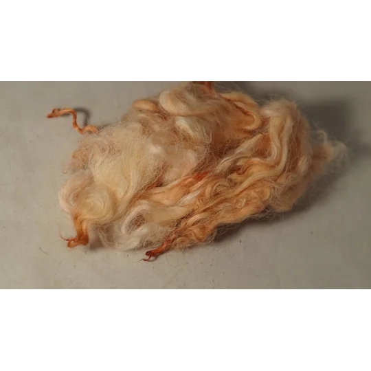 6 Easter colour curly box for felting, fibre arts and doll hair 5g each colour