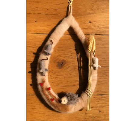 Harvest Home Needle Felting Wreath Kit
