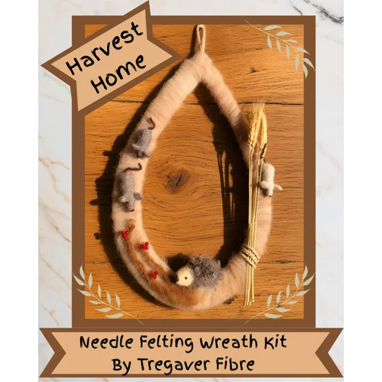 Harvest Home Needle Felting Wreath Kit