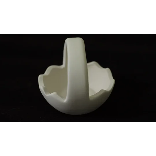 Miniature ceramic Easter Egg Basket