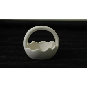 Miniature ceramic Easter Egg Basket