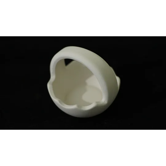 Miniature ceramic Easter Egg Basket