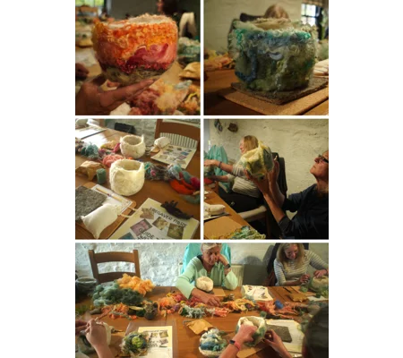 Odd Bowls Needle Felting Workshop in Cornwall - new dates coming soon!