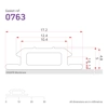 OBEX CORTEX 0500FR Interface Sealing Membrane Inc 0761 Gasket - Class B-s3,