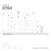 OBEX CORTEX 0500FR Interface Sealing Membrane Inc 0764 Gasket - Class B-s3,