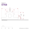 OBEX CORTEX 0500FR Interface Sealing Membrane Inc 0764 Gasket - Class B-s3,