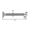 OBEX CORTEX 0290 Self Drilling Board Screws