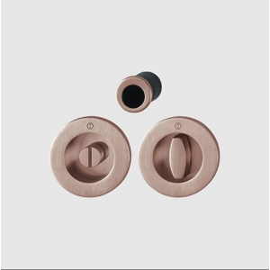 HOPPE Pocket door set - Emergency release / turn M471 Copper