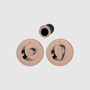 HOPPE Pocket door set - Emergency release / turn M471 Copper/ polished