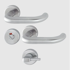HOPPE E138Z/42K/42KS Secusan Paris lever on rose complete with Disabled bathroom