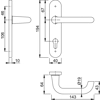 Hoppe 138S/2600 (AR200S/31) Paris Handle Sets Sprung Lever Latch