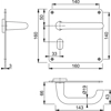 Hoppe 138S/304L (AR200S/19-UN) Unsprung Oval Profile Lock Furniture 48.5mm Centres