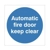 Automatic Fire Door Keep Clear Sign Automatic Fire Door Keep Clear Sign