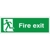 Fire Exit Running Man Left Sign Fire Exit Running Man Left Sign