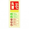 Wet Chemical Fire Extinguisher Identification Sign