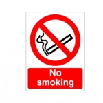 No Smoking Sign - 150mm x 200mm