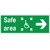 Refuge Safe Area Arrow Right Sign