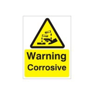 Warning Corrosive Sign