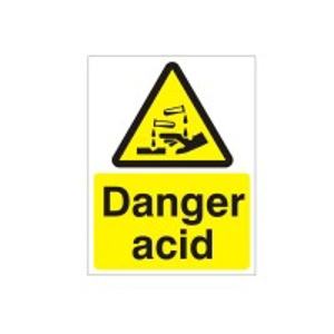 Danger Acid Sign