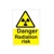 Danger Radiation Risk Sign 150x200