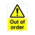 Out of Order Sign 150x200