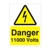 Danger 11000 Volts Sign - 150x200
