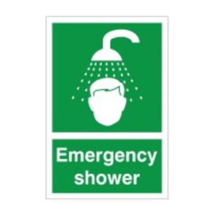 Emergency Shower Sign