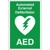 AED Automated Emergency Defibrillator Sign