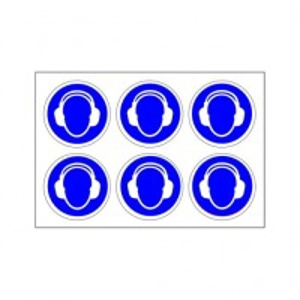 Ear Protection Label