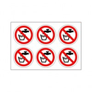No Drinking Water Label