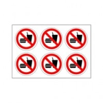 No Food or Drink Label