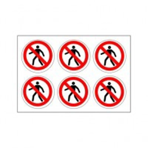 No Pedestrian Label