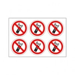 No Mobile Phones Label