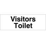 Visitors Toilet Sign Visitors Toilet Sign