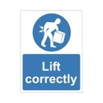 Lift Correctly Sign