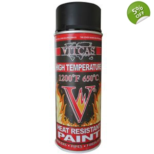 VITCAS Heat Resistant Paint - Black