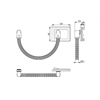 Hoppe ARRONE AR/E-0548-209 Door Leaf Assembly Set For Door Leaf Mounting